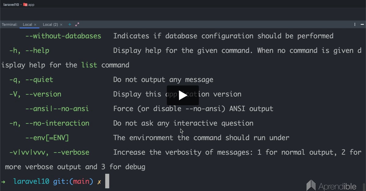 5. Opción profile para los tests