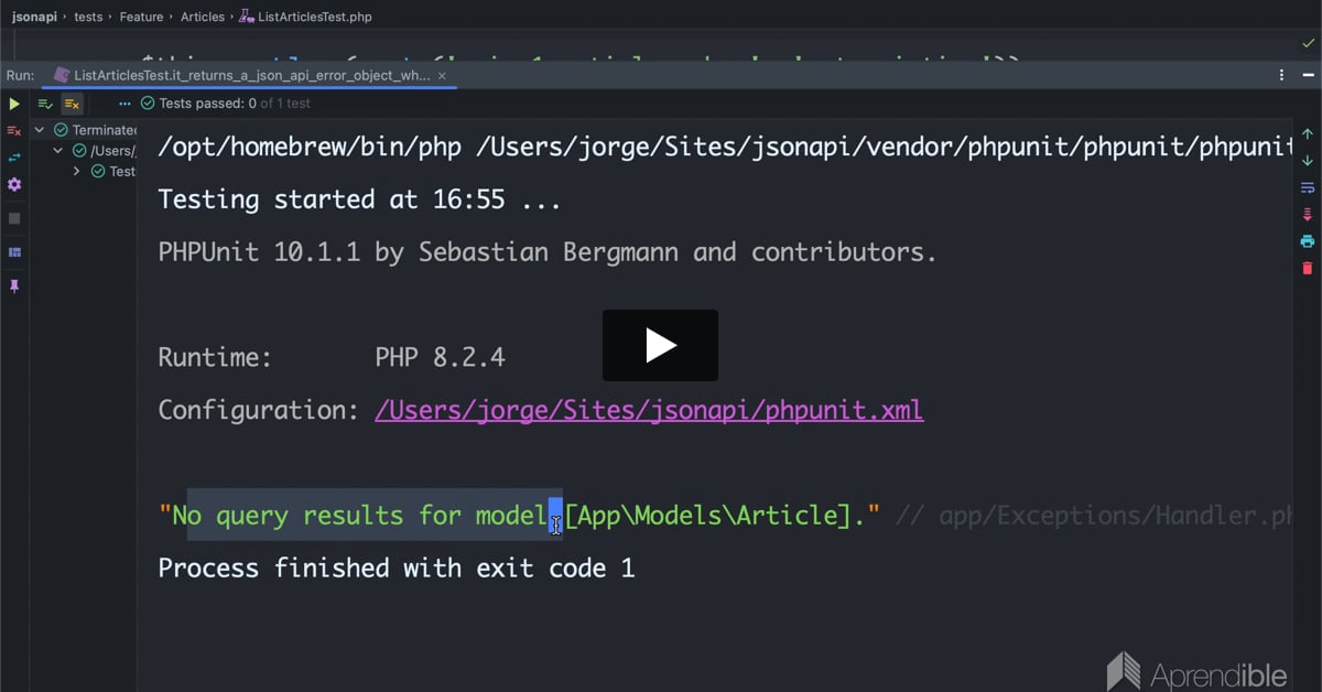 85. Mejora en el formateo de errores
