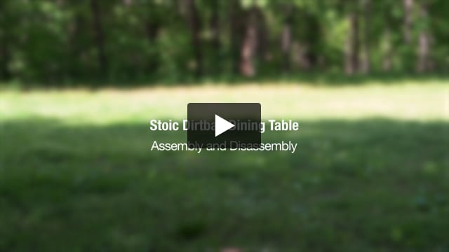 Dirtbag Dining Table - Video