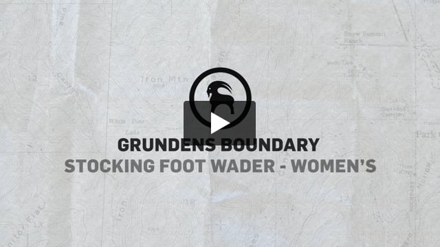 Boundary Stockingfoot Wader - Women's - Video