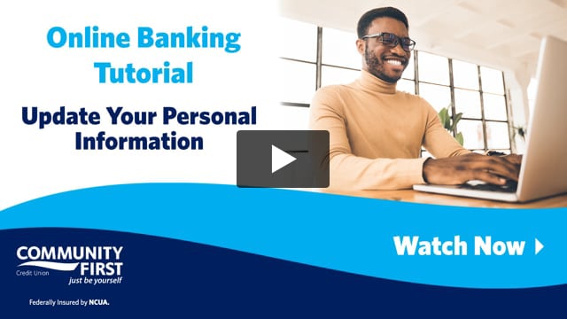 Video thumbnail: Online Banking Tutorial | Update Your Personal Information