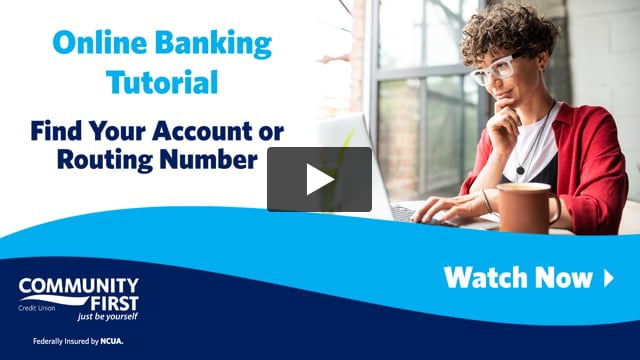 Video thumbnail: Online Banking Tutorial | Find Your Account or Routing Number