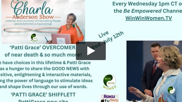 'Patti Grace’ OVERCOMER of near death & so much more!