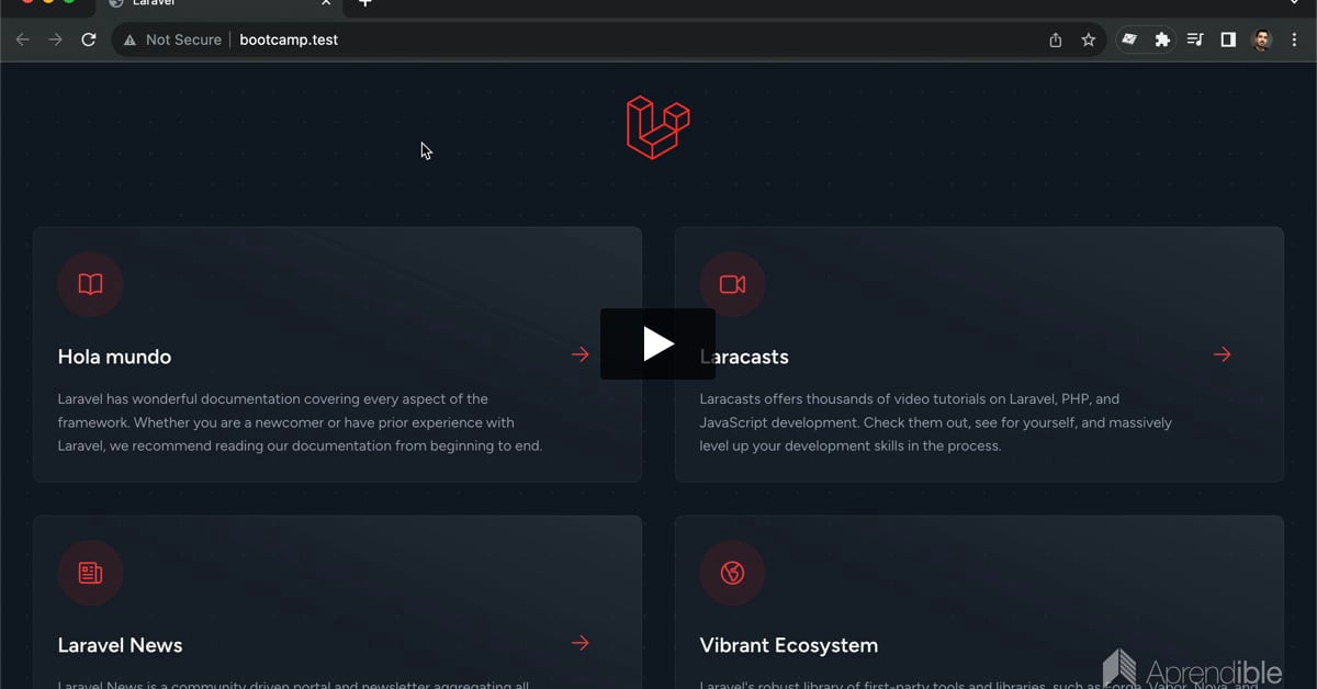 3. Creando una nueva aplicación de Laravel 10