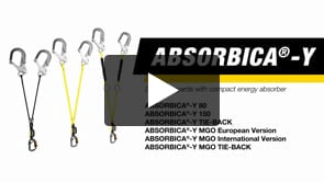 ABSORBICA®-Y - Double lanyards with integrated energy absorber