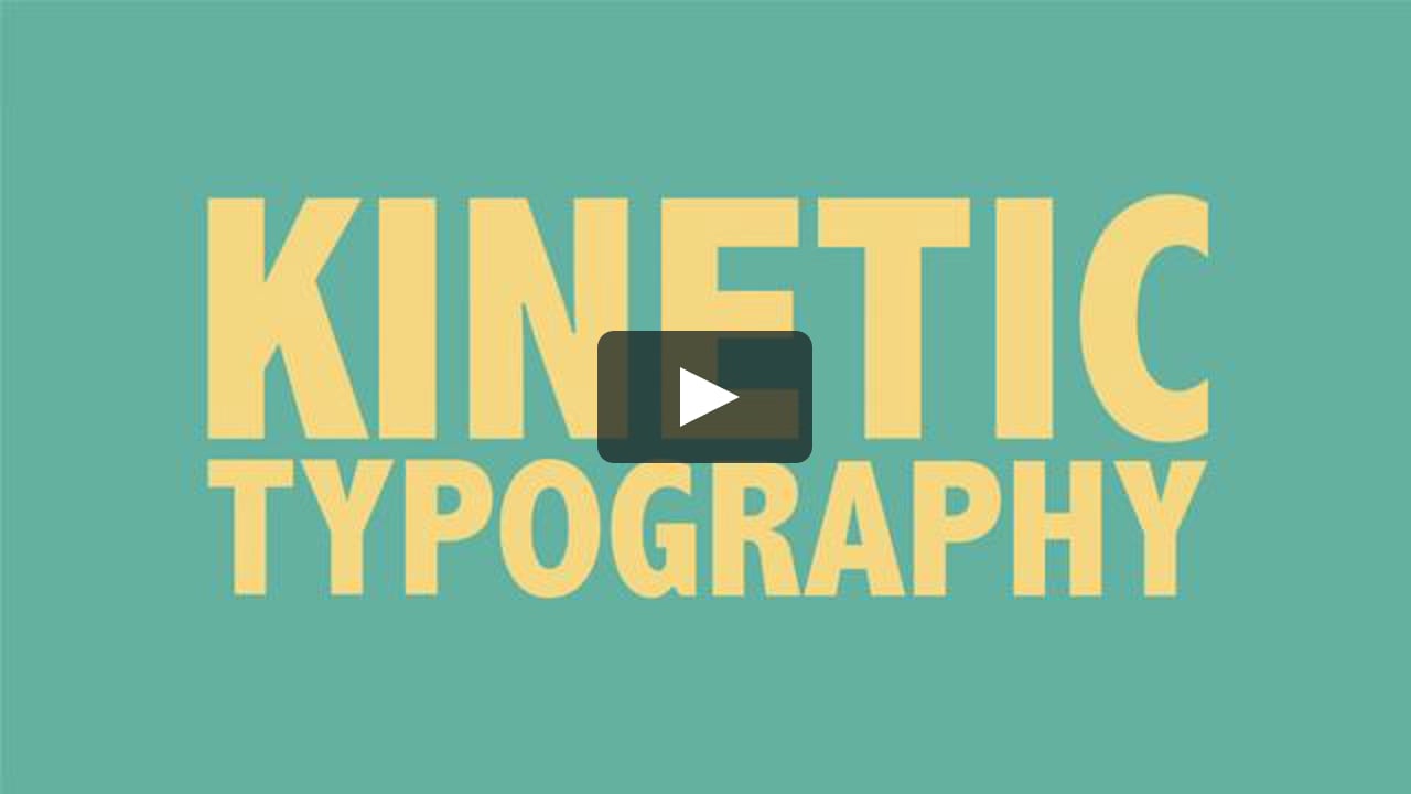 Kinetic Typography Tutorial on Vimeo