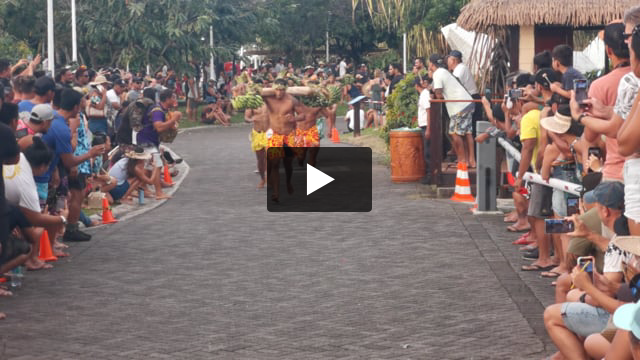 Carrera en Papeete, fiestas de la Heiva