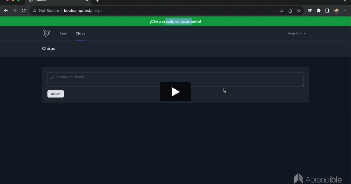 12. Mensajes de sesión en Laravel 10