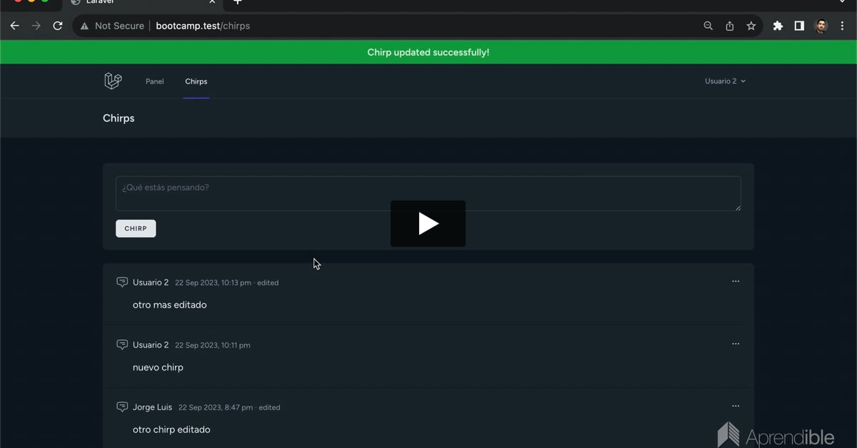 19. Actualizar registros en base de datos