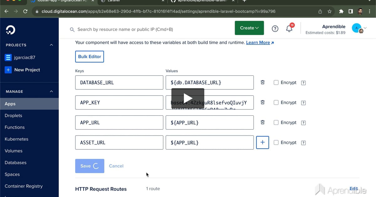 24. Deploy de una app de Laravel 10
