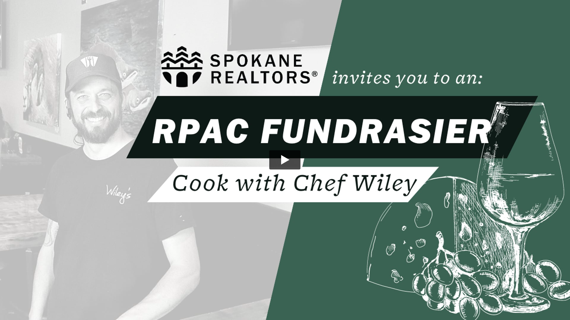 Video of Spokane REALTORS® RPAC fundraiser invitation.