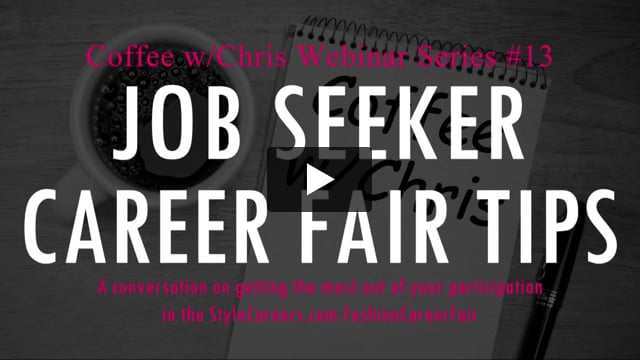 Coffee w/Chris #13: Job Seeker Career Fair Success