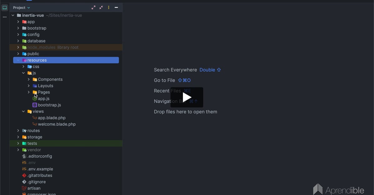 5. Cómo crear páginas con Inertia Vue