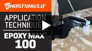 How to Apply Epoxy Max™ 100: Epoxy Max 100 serves as the foundation to every Ghostshield epoxy floor system.  It showcases top-tier, premium industrial-grade components, meticulously designed to safeguard concrete with exceptional chemical resistance - elevate to a stunning finish, thanks to the use of the finest epoxy resins.  Epoxy Max 100 goes beyond sealing and enhancing – it forges a durable, high-build floor that withstands the test of time. Our state-of-the-art 100% solids high-build epoxy stands strong as the preferred option for clear, colored, flaked, or metallic floor systems.