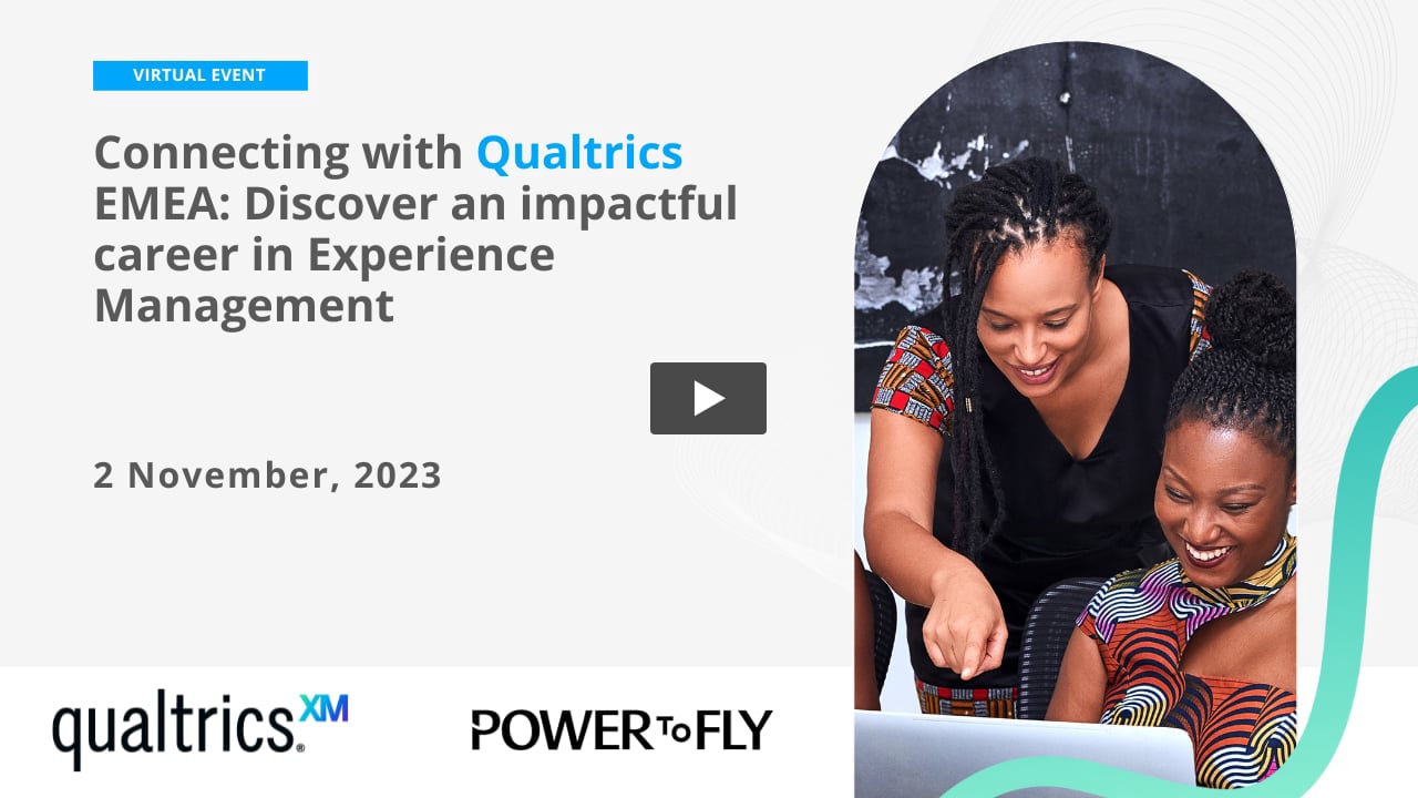 Connecting with Qualtrics EMEA: Discover an impactful career in ...