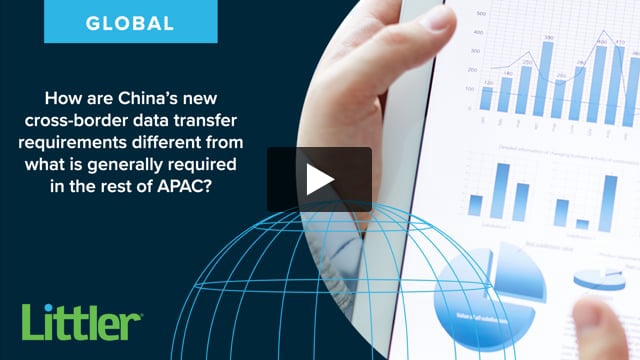 How are China's new cross-border data transfer requirements different from the rest of APAC?