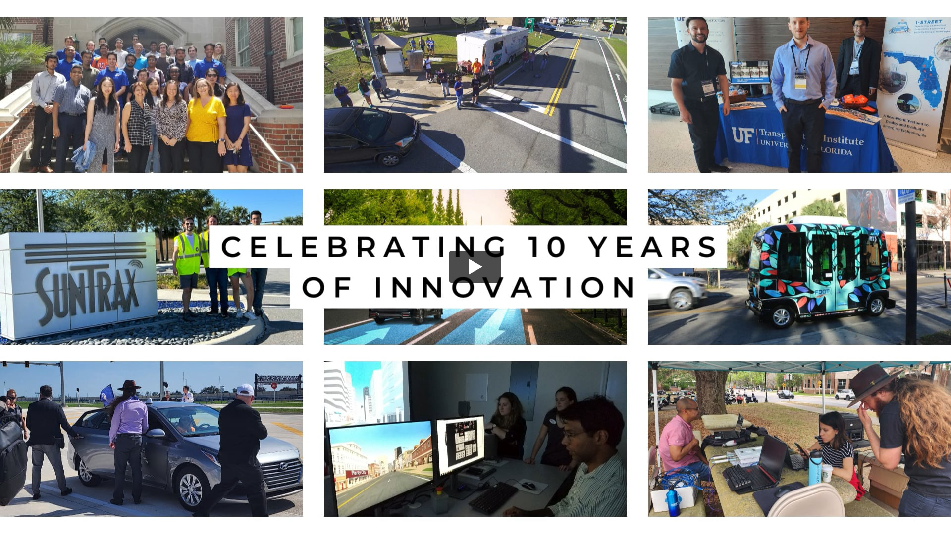 The University of Florida Transportation Institute (UFTI) celebrates a remarkable 10 years!