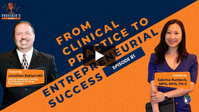 From Clinical Practice to Entrepreneurial Success
