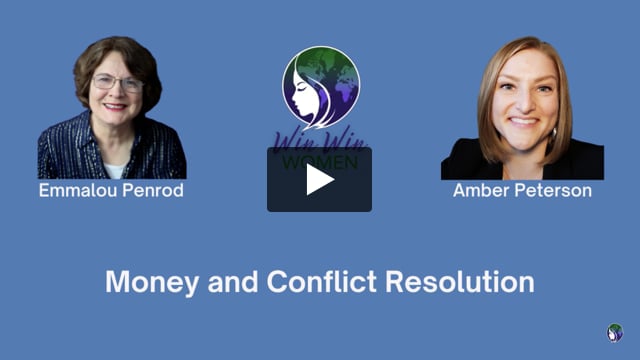 Money and Conflict Resolution