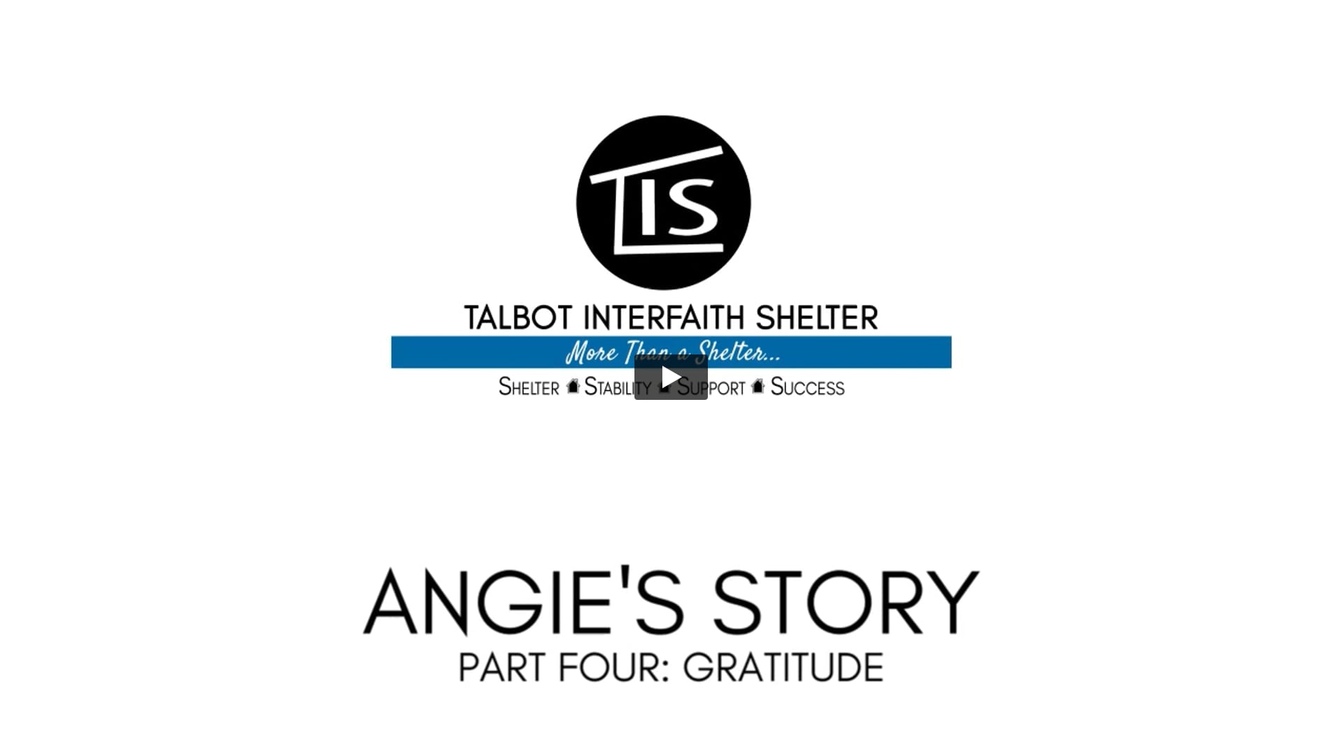 Angie's Story Part Four - Gratitude