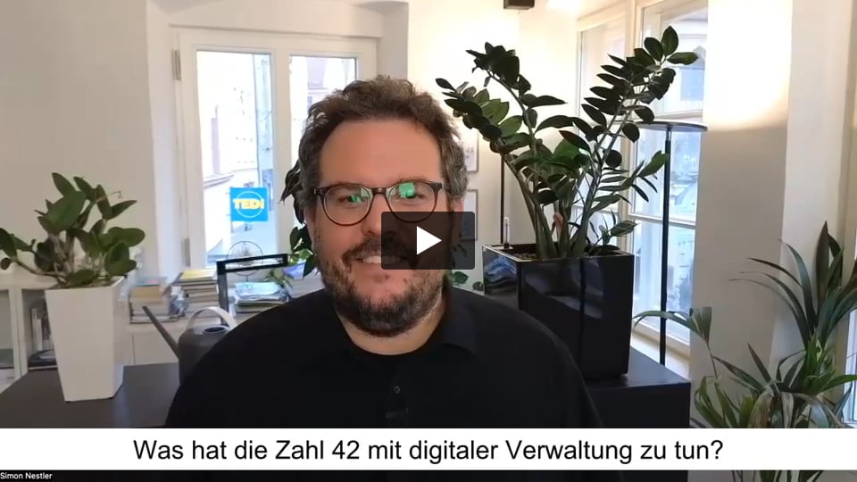Thumbnail des Videos Die Zahl 42 - und unsere digitale Verwaltung