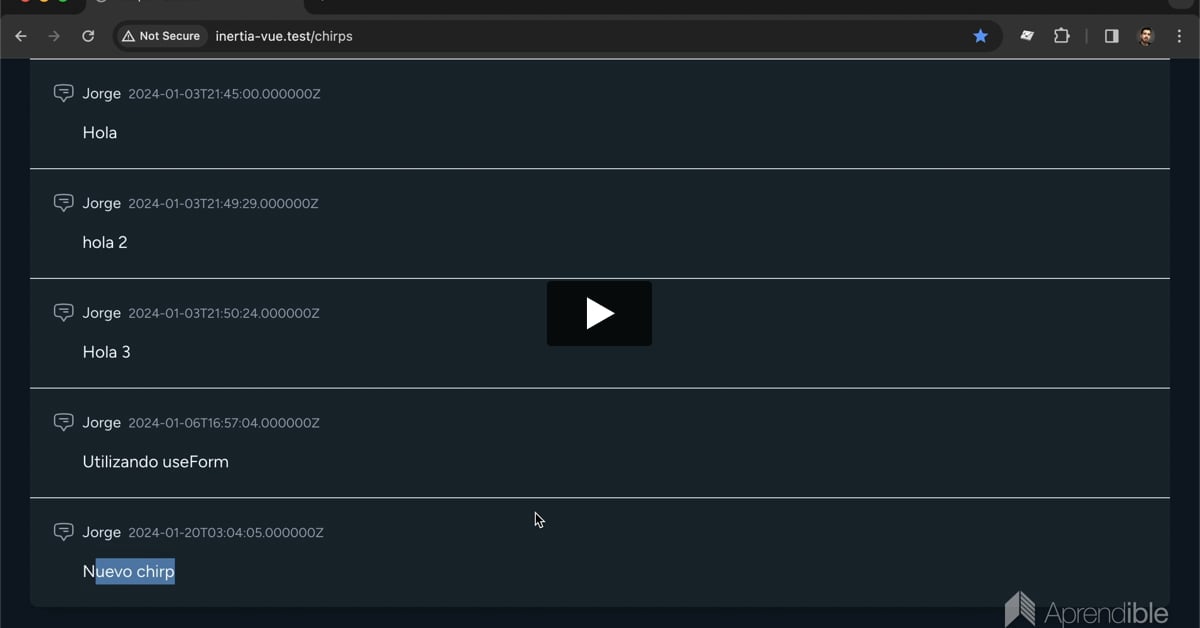 21. Listar registros con Vue.js