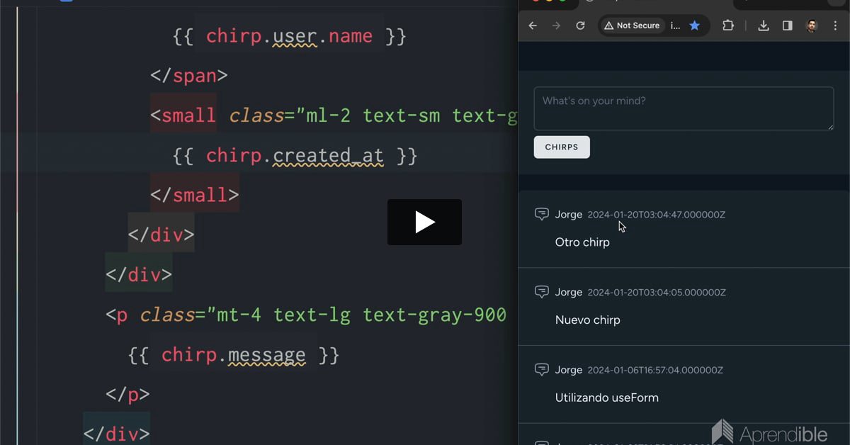 24. Formateo de fechas con Inertia Vue.js