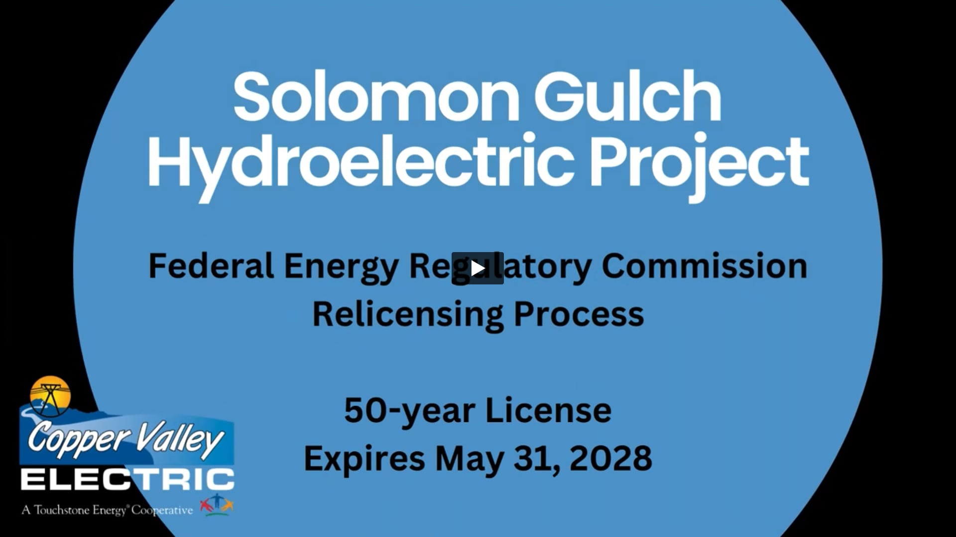 Watch above video to see a summary of the Solomon Gulch Relicensing Project