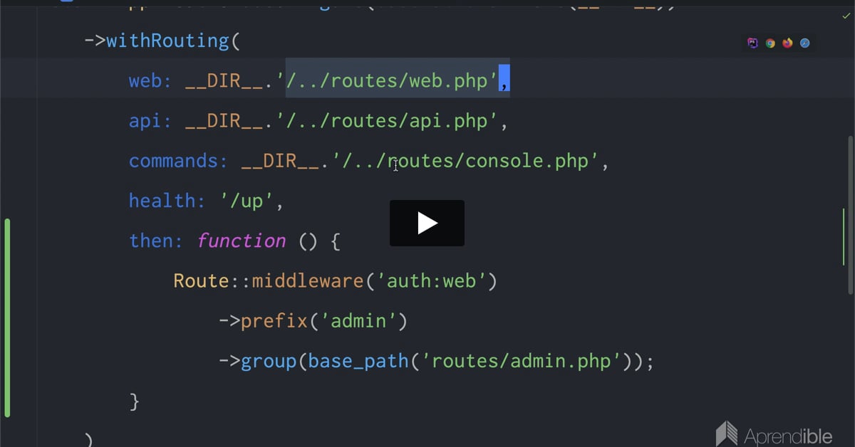 3. Nueva forma de registrar rutas en Laravel 11