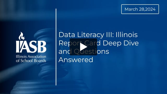 Data Literacy III: Illinois Report Card Deep Dive and Questions Answered