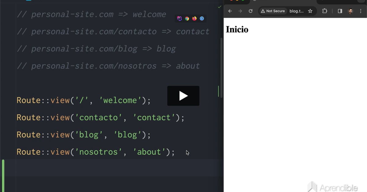 8. Rutas con nombre en Laravel 11