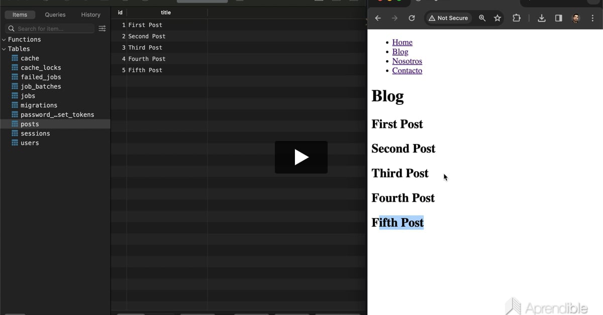12. Cómo hacer consultas a la base de datos en Laravel 11