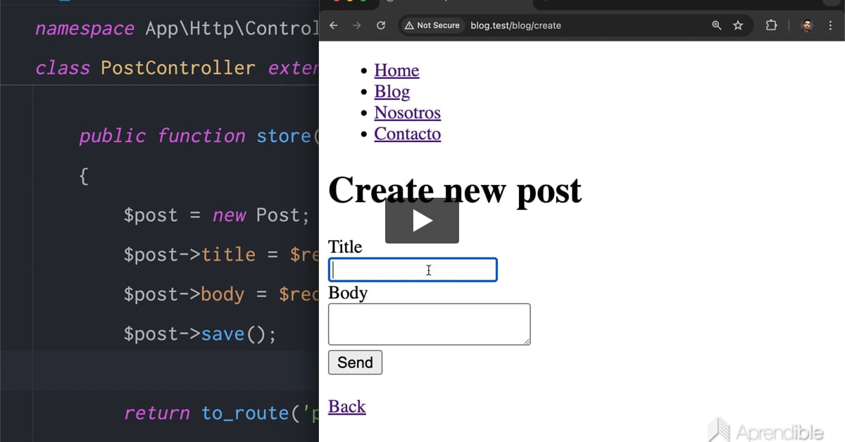 18. Mensajes de sesión en Laravel 11