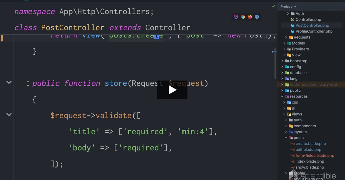 24. Form Requests en Laravel 11