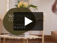 Prateleira P Waves, wood pattern | WestwingNow