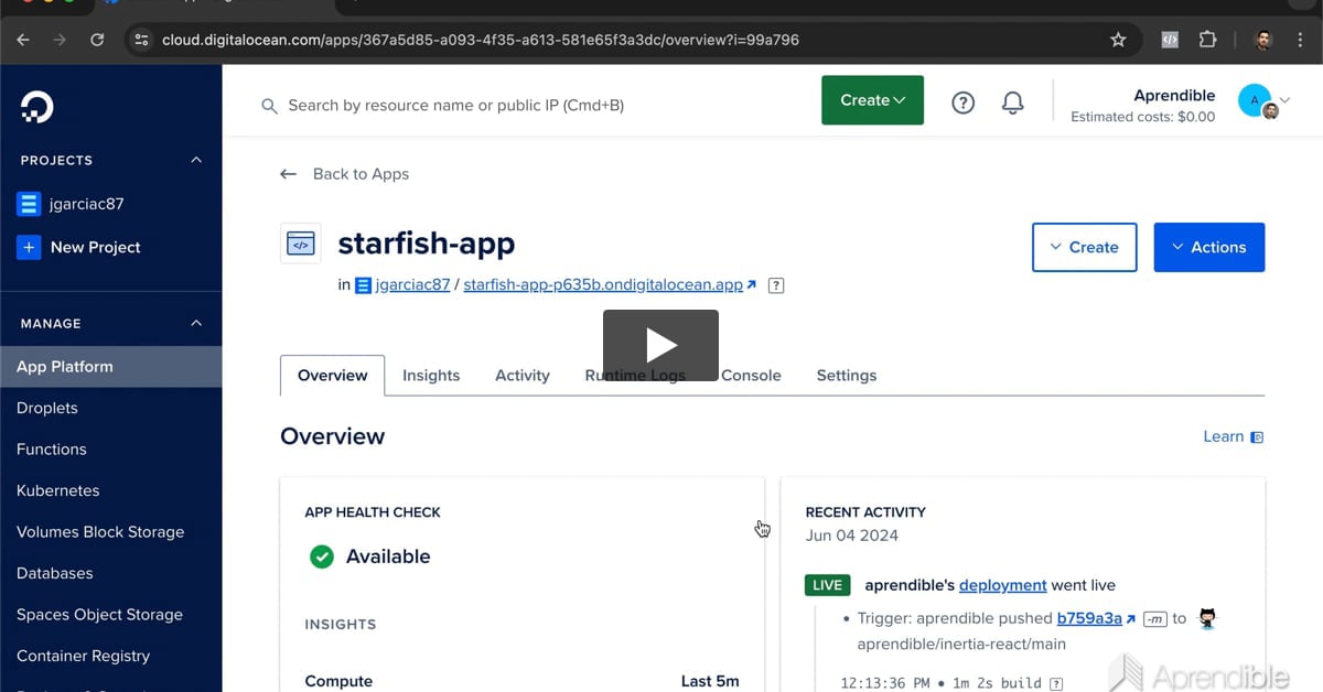 34. Inertia React SSR en producción