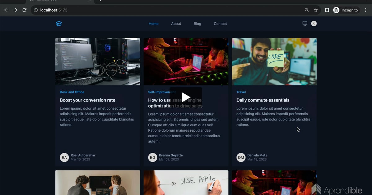 36. Botones de crear, editar y eliminar