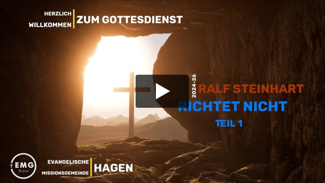 2024-26 - Ralf Steinhart - Richtet nicht - Teil 1