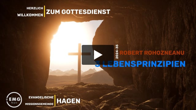 2024-35 - Robert Rohozneanu - Drei Lebensprinzipien