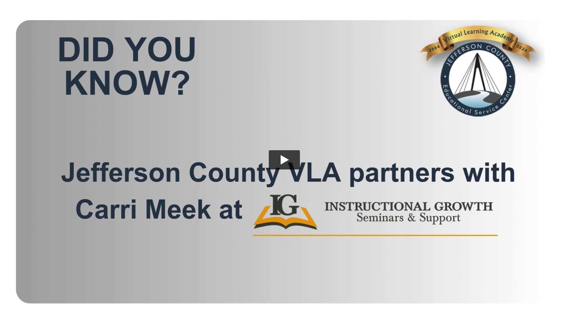 Instructional Growth, Carri Meek