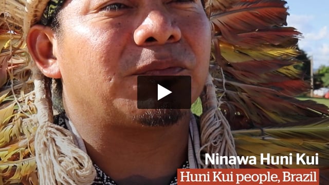 "The main problem we, Indigenous peoples, see is that nature is being traded"