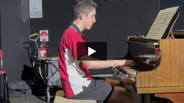 Music Tutor Concert Performance - Ben J (Year 8) performing 'Lovely'.