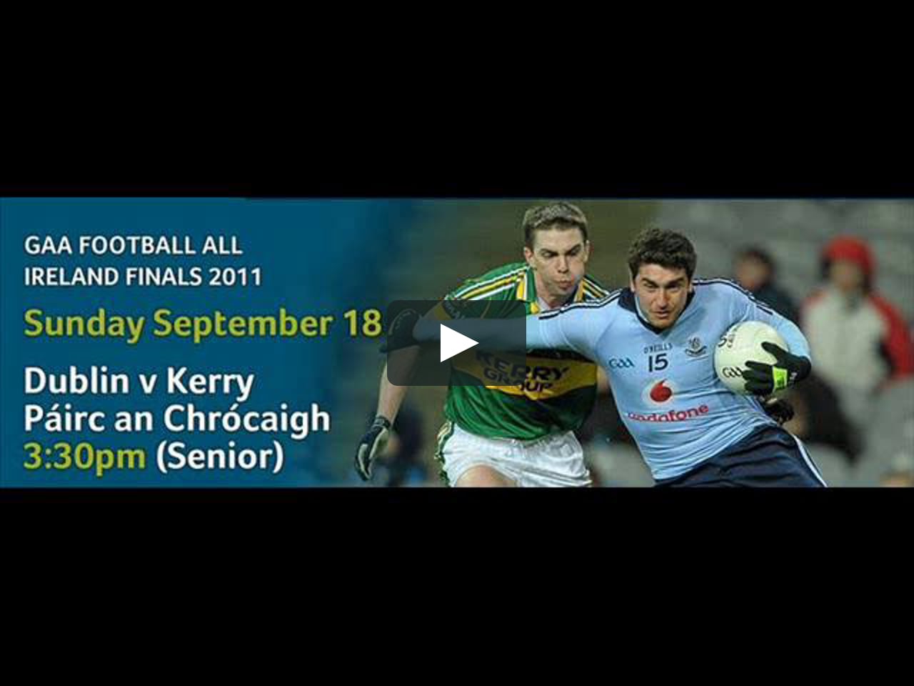 Watch Kerry vs Dublin live Football online streaming HD TV Coverage on