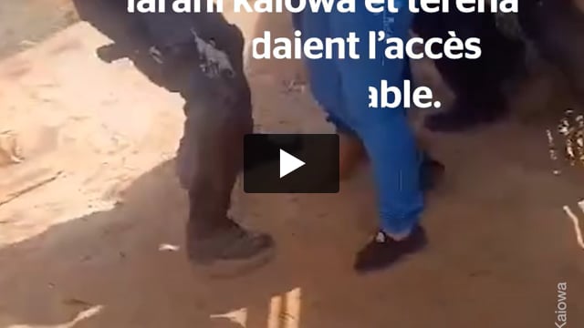"Nous n'aurions pas dû subir cela, nous demandions juste de l'eau."