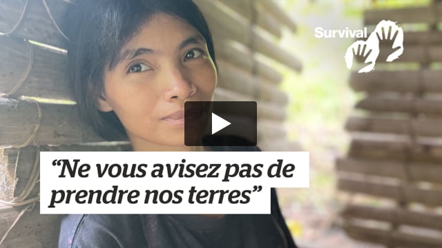 "Ne vous avisez pas de prendre nos terres"
