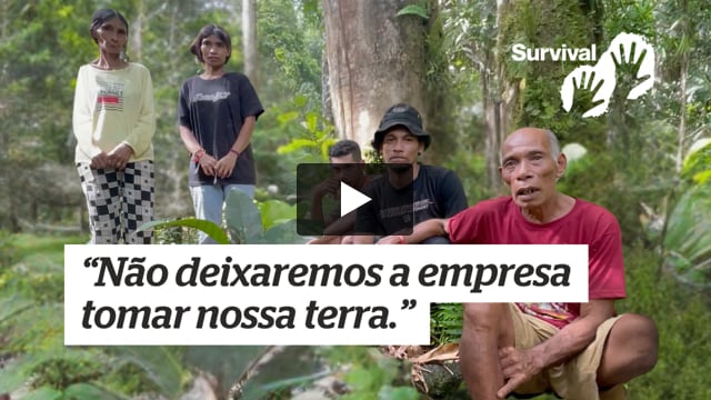 “Não deixaremos a empresa tomar nossa terra”