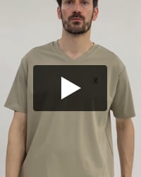 シルケットスムース Vネック Tシャツ