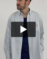ハイパーストレッチ シャンブレー シャツ