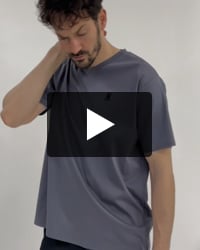 シルケットスムース Vネック Tシャツ