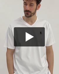 シルケットスムース Vネック Tシャツ